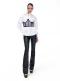 Biała koszula oversize - biały - CROPP - small1