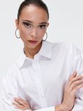 Biała koszula oversize - biały - CROPP - small4