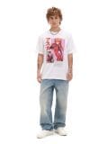 Bela majica s potiskom Neon Genesis Evangelion - bela - CROPP - small3