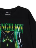 Crna majica s printom Neon Genesis Evangelion - crno - CROPP - small5