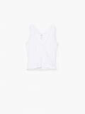 Top z koronką - biały - CROPP - small4