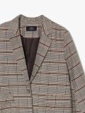 Marynarka w kratę oversize - brązowy - CROPP - small5