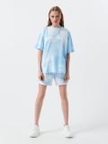 Koszulka tie dye - wielobarwny - CROPP - small2