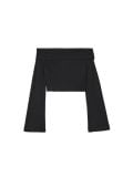 Czarna bluzka hiszpanka - czarny - CROPP - small2