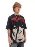 Schwarzes T-Shirt mit Aufdruck Attack on Titan - Schwarz - CROPP - small1