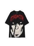 Schwarzes T-Shirt mit Aufdruck Attack on Titan - Schwarz - CROPP - small2