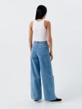 Кроп топ із вишивкою - білий - CROPP - small3