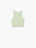 Кроп топ із вишивкою - блідо-зелений - CROPP - small6