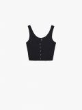 Crop top în dungi - negru - CROPP - small4