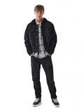 Czarne jeansy męskie slim fit - czarny - CROPP - small1