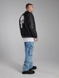 Czarna bomberka Punisher - czarny - CROPP - small2