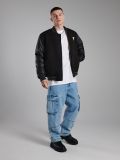 Czarna bomberka Punisher - czarny - CROPP - small3