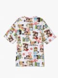 Koszulka z nadrukami w stylu mangi - biały - CROPP - small6