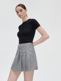 Wzorzysta spódnica z plisami - czarny - CROPP - small2