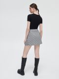 Wzorzysta spódnica z plisami - czarny - CROPP - small3