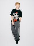Świąteczny T-shirt z Mikołajem - czarny - CROPP - small4