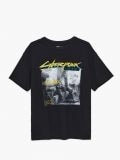 Koszulka Cyberpunk 2077 - czarny - CROPP - small4