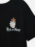 Koszulka oversize z nadrukiem Rick and Morty - czarny - CROPP - small5