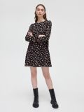 Wzorzysta sukienka - czarny - CROPP - small1