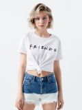 Friends T-shirt - Weiß - CROPP - small1