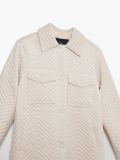 Jasny pikowany płaszcz - kremowy - CROPP - small5