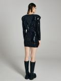 Rochie mini cu paiete - negru - CROPP - small4