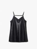 Sukienka z imitacji skóry - czarny - CROPP - small6