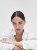 Cămașă cu mâneci bufante - alb - CROPP - small1