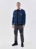 Jeansowa kurtka sherpa Stranger Things - granatowy - CROPP - small3