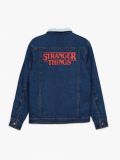 Jeansowa kurtka sherpa Stranger Things - granatowy - CROPP - small5