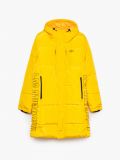 Abrigo acolchado con capucha - Amarillo - CROPP - small4