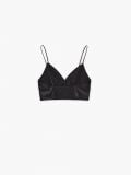 Crop top z imitacji skóry - czarny - CROPP - small6