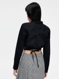 Cămașă cu șnur decorativ - negru - CROPP - small4