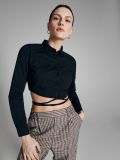 Cămașă cu șnur decorativ - negru - CROPP - small5