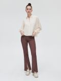 Koszula z plisami - kremowy - CROPP - small2