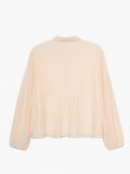 Koszula z plisami - kremowy - CROPP - small6