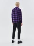 Camicia a quadri - viola - CROPP - small3