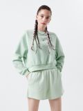 Bluză sport scurtă - verde-pal - CROPP - small1