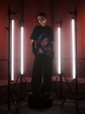 Schwarzes T-Shirt mit Aufdruck Arcane - Schwarz - CROPP - small6