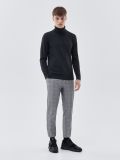 Pulover s puli ovratnikom Basic - temno siva - CROPP - small2