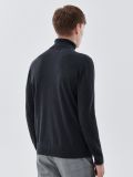 Pulover s puli ovratnikom Basic - temno siva - CROPP - small3