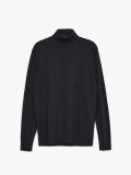 Pulover s puli ovratnikom Basic - temno siva - CROPP - small4