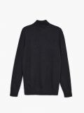 Pulover s puli ovratnikom Basic - temno siva - CROPP - small6