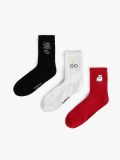 Bestickte Socken Harry Potter, 3er-Pack - Schwarz - CROPP - small1