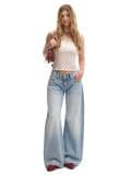 Kavbojke wide leg - modra - CROPP - small2