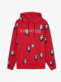 Bluza z kapturem La Casa De Papel - czerwony - CROPP - small1