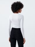 Кроп топ з принтом Looney Tunes - білий - CROPP - small3