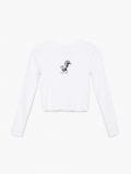 Кроп топ з принтом Looney Tunes - білий - CROPP - small4