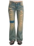 Τζιν παντελόνι staight - ΜΠΛΕ ΤΖΙΝ - CROPP - small1