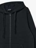 Hanorac cu glugă și fermoar - negru - CROPP - small2
